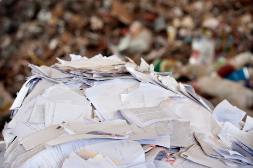 Sorting and separation of recyclables at a local recycling point